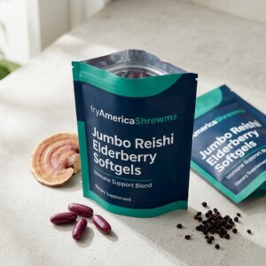 Jumbo Reishi Elderberry Softgels