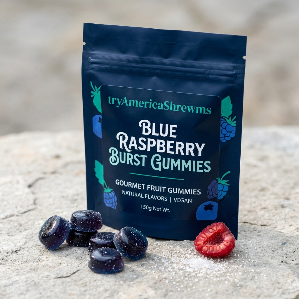 Blue Raspberry Burst Gummies - Image 4